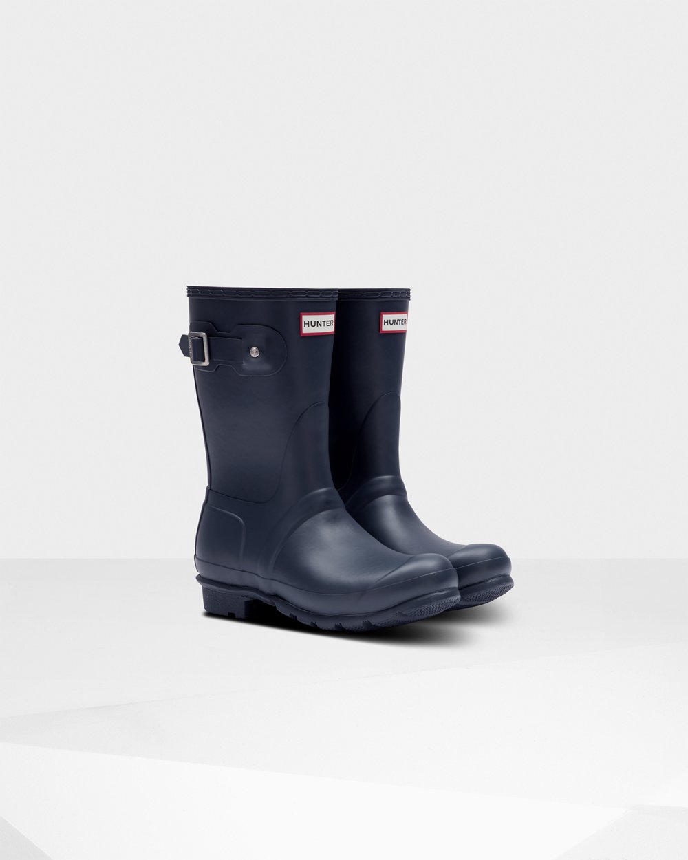 Hunter Original Insulated Short Rain Boots - Online Womens Navy - VUWOAP267